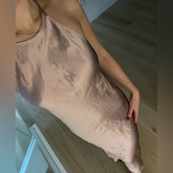 Aritzia Babton Satin Maxi Dress size Small - Picture 2 of 5